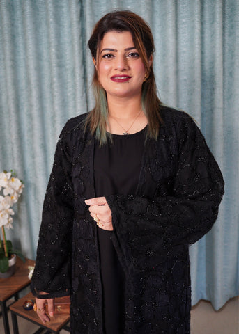 Soft Petals 3D Abaya (Limited Edition)