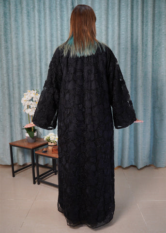 Soft Petals 3D Abaya (Limited Edition)