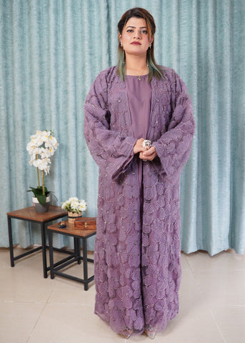 Soft Petals 3D Abaya (Limited Edition)