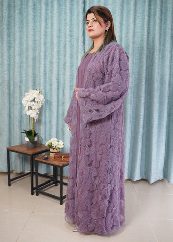 Soft Petals 3D Abaya (Limited Edition)