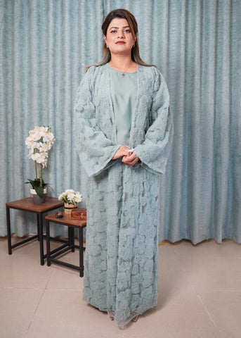 Soft Petals 3D Abaya (Limited Edition)