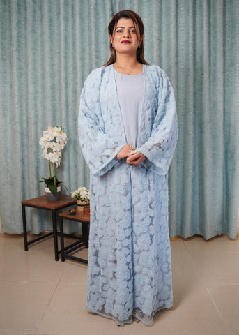 Soft Petals 3D Abaya (Limited Edition)