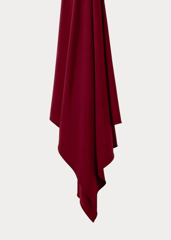 Red liquid jersey hijab